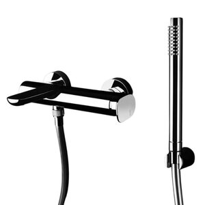 Изображение товара Смеситель Artis Rubinetterie Oggetto Design, для ванны и душа, брашированный хром, 31100C-000