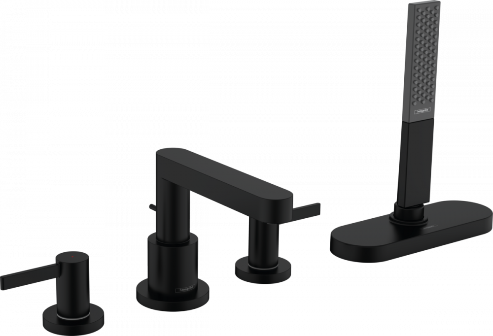 Изображение товара Смеситель для ванны Hansgrohe Finoris 76444670 черный матовый
