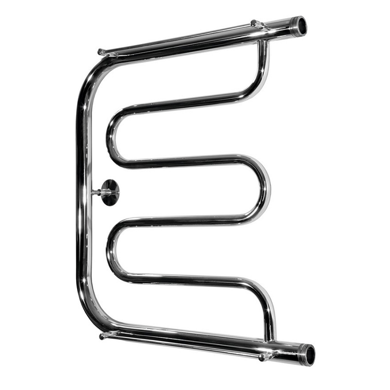 Изображение товара Полотенцесушитель Тругор ПМ1 50*40П, ширина 40 см, высота 50 см, с полкой, хром