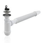 Сифон для раковины Koller Pool, 40 мм, с гибким соединением, хром, R40CF - фото 1