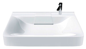 Изображение товара Раковина 1Marka Laundry 60 из полимерной керамики для ванной комнаты, белая