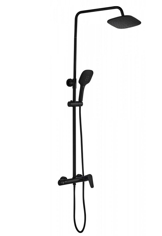 Изображение товара Душевая система Osgard Grunan 10250 Черный матовый 3 режима, вертикальный монтаж Изображение товара Душевая система Osgard Grunan 10250 Черный матовый 3 режима, вертикальный монтаж