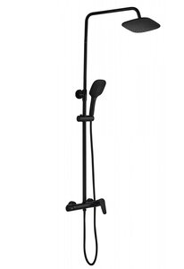 Изображение товара Душевая система Osgard Grunan 10250, цвет чёрный матовый