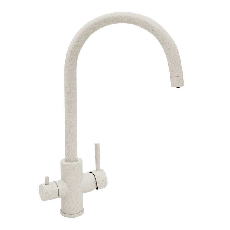 Изображение товара Смеситель Osgard Gron 86973 Plus для кухонной мойки под фильтр, нержавеющая сталь, бежевый латте