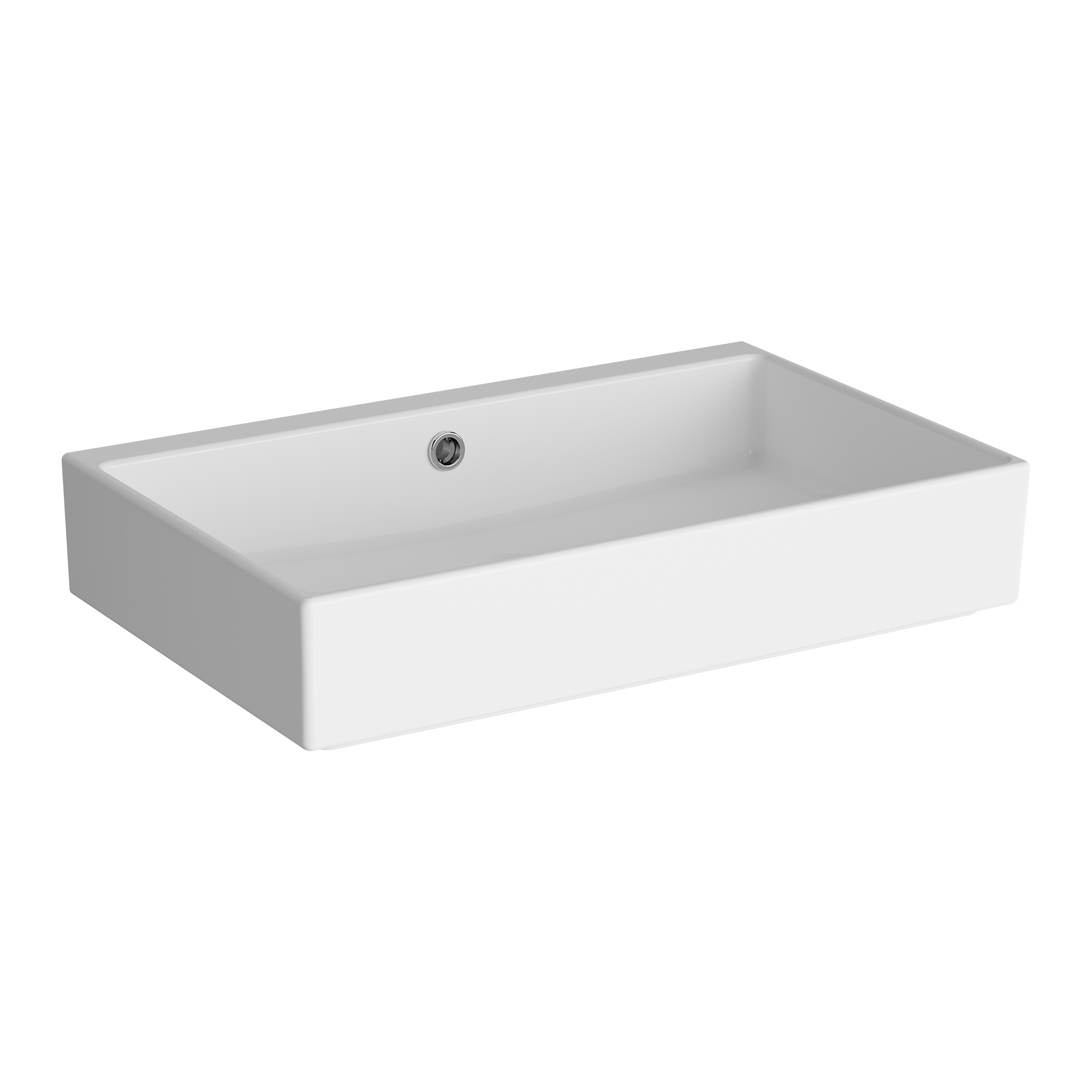 Изображение товара Раковина Vitra ArchiPlan 60 см белая, прямая, с переливом, Турция