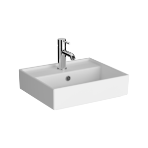 Изображение товара Раковина Vitra ArchiPlan 45 см, белый фарфор, подвесная, с переливом