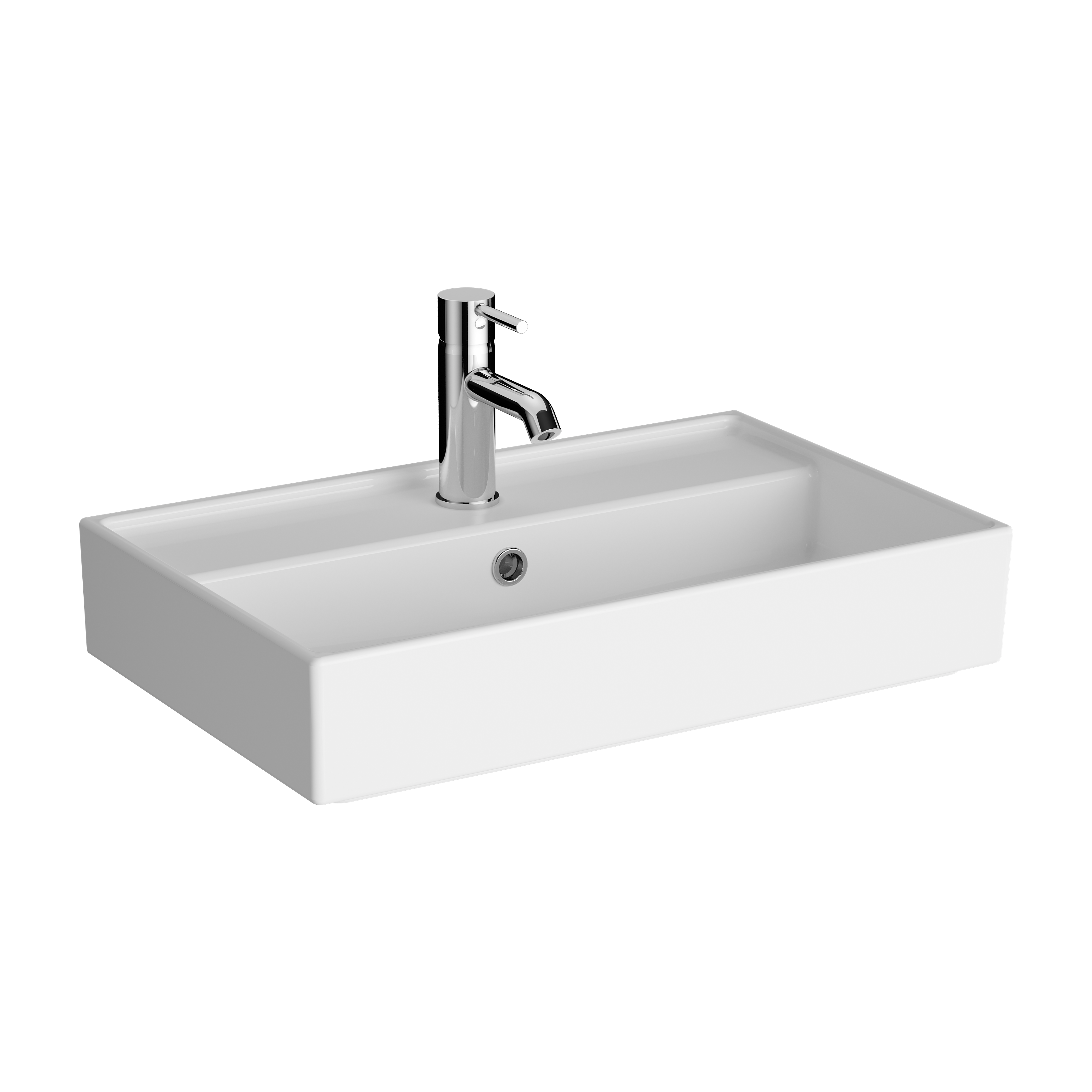 Изображение товара Раковина Vitra ArchiPlan 60 см белая с переливом 1 отверстие