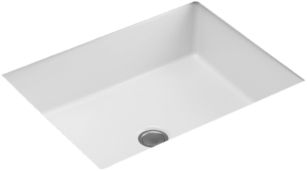 Изображение товара Раковина Jacob Delafon Verticyl, врезная снизу, 50 х 40 см, белая, E2882-0