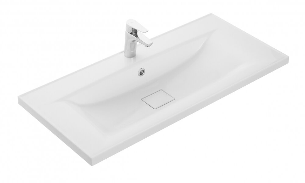 Изображение товара Раковина Aquaton Айрис 1A73273KAG010 М 100 см, белый Изображение товара Раковина Aquaton Айрис 1A73273KAG010 М 100 см, белый