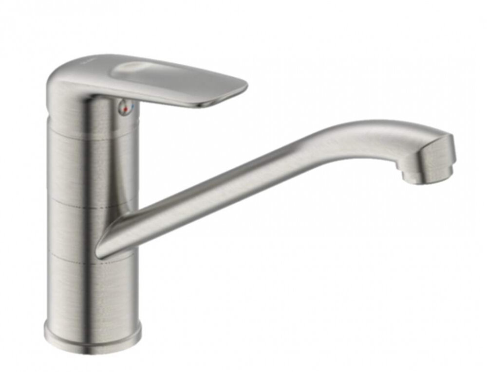 Изображение товара Смеситель для кухонной мойки Iddis Male MALBN00i05 сатин 18.5 см поворотный