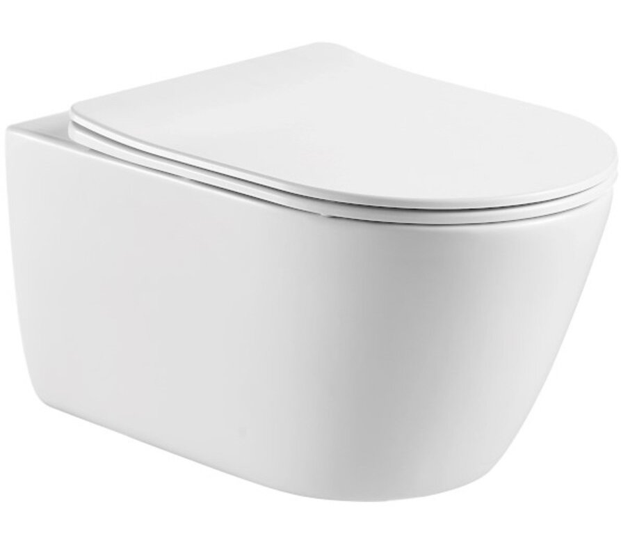 Изображение товара Подвесной унитаз Aquatek Оберон с Soft Close, белый, AQ1363W-00