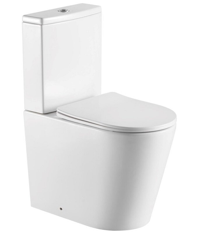 Изображение товара Унитаз-компакт Aquatek Оберон AQ1273S-00 с сиденьем Soft Close, белый