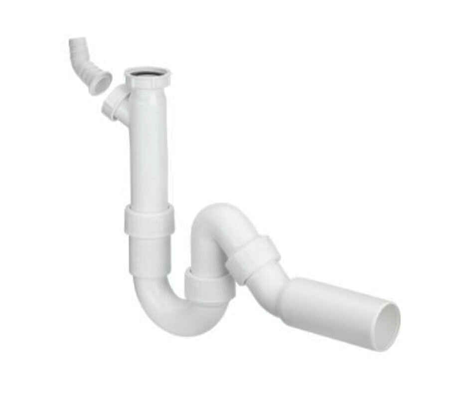 Изображение товара Сифон для раковины Viega 7985.30 пластик белый с универсальным выпуском