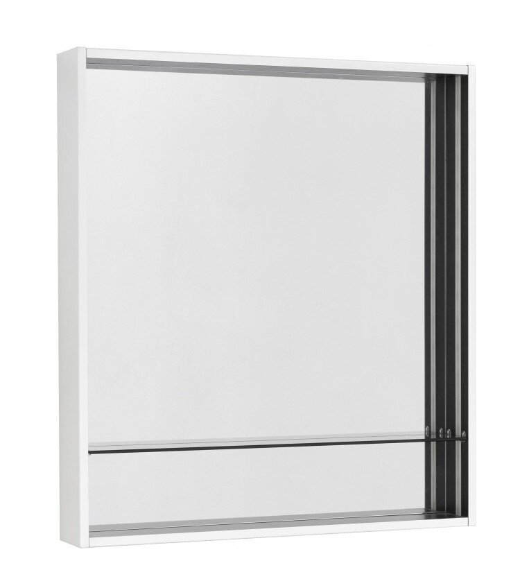 Изображение товара Зеркальный шкаф Акватон Ривьера 60 см с подсветкой, белый матовый