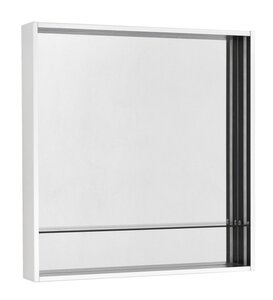 Изображение товара Зеркальный шкаф Акватон Ривьера 80 см с подсветкой белый матовый