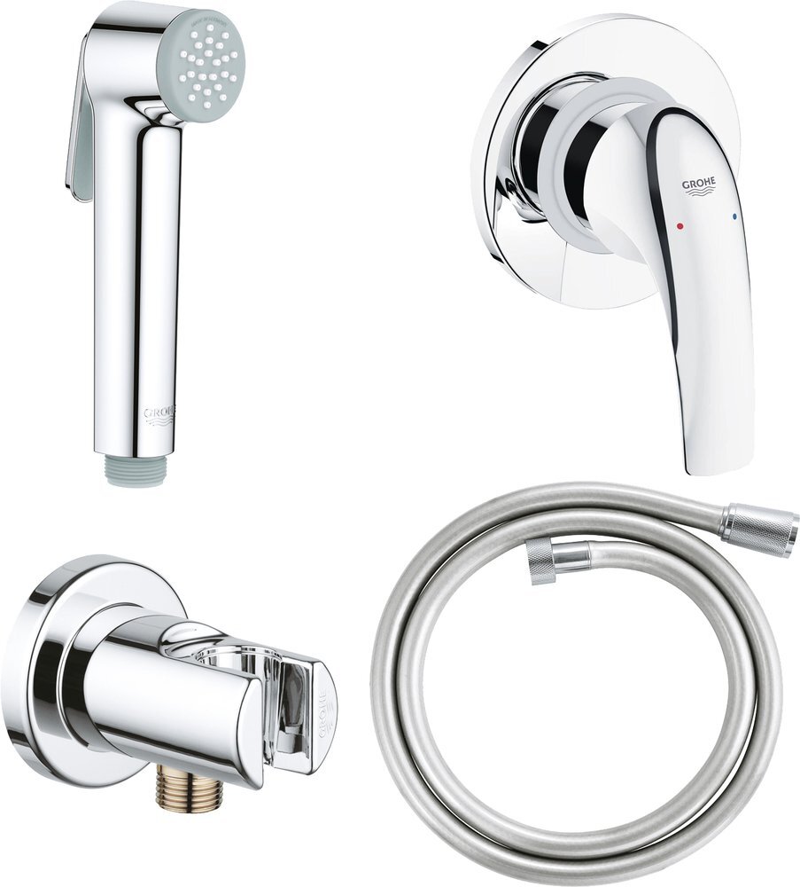 Изображение товара Гигиенический душ Grohe BauCurve с смесителем, хром, 124899