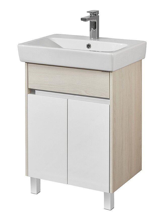 Изображение товара Тумба под раковину Акватон Верди PRO Н 60 см напольная белый ясень фабрик