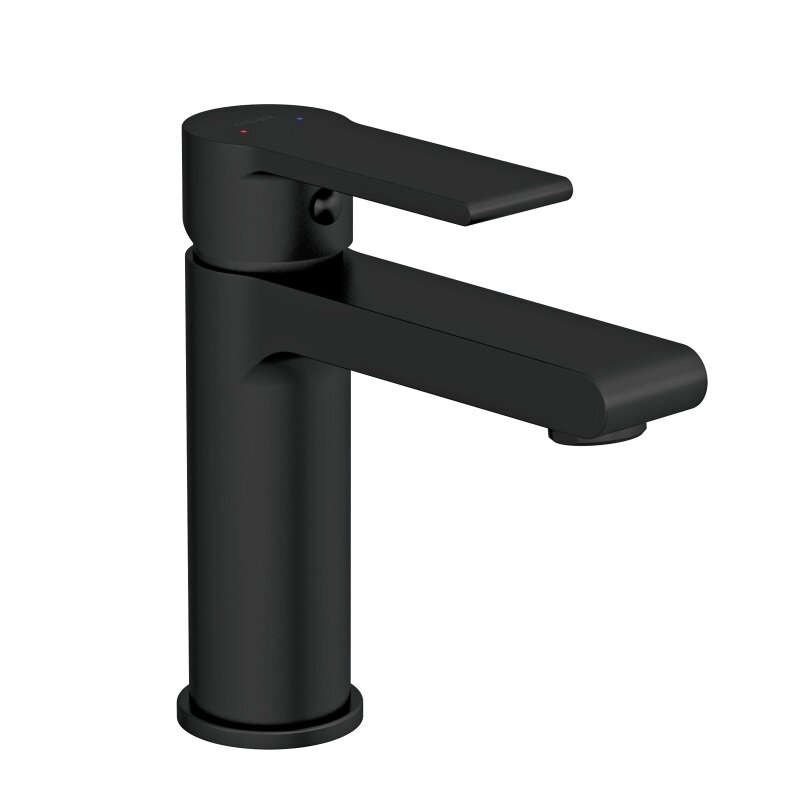Изображение товара Смеситель Cersanit Brasko 63107 Black для раковины однорычажный с донным клапаном