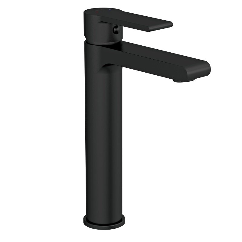 Изображение товара Смеситель Cersanit Brasko Black для раковины с донным клапаном