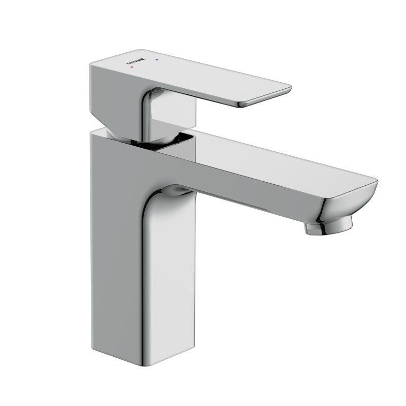 Изображение товара Смеситель Cersanit Geo для раковины с донным клапаном клик-клак, хром, 63039