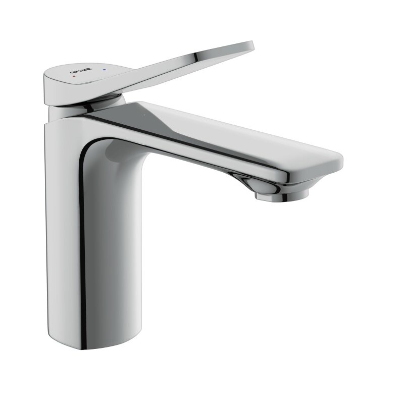 Изображение товара Однорычажный смеситель для раковины Cersanit Odra 63050 хром с донным клапаном