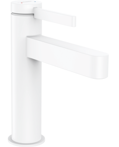 Изображение товара Смеситель для раковины Hansgrohe Finoris, 76023700, с донным клапаном Push-Open, белый матовый