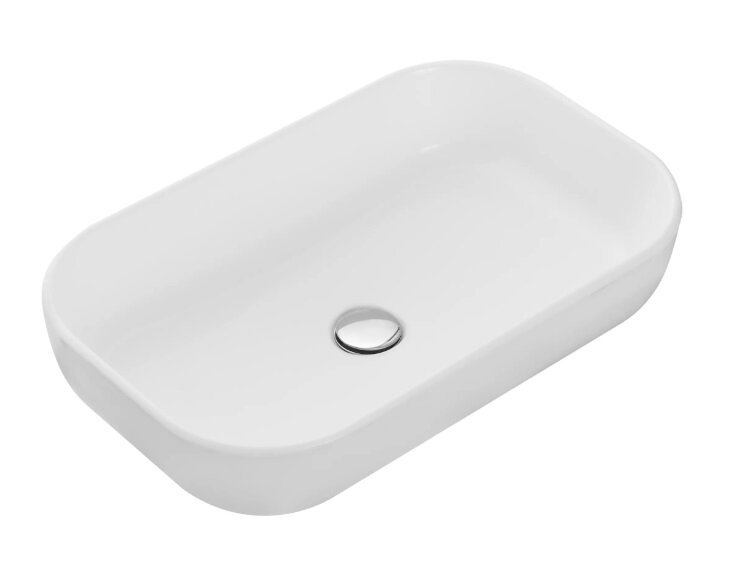 Изображение товара Раковина Акватон Лола 60 см накладная белая искусственный камень