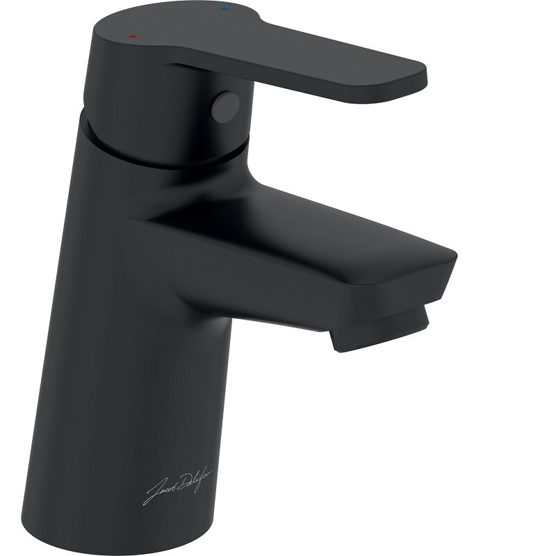 Изображение товара Смеситель Jacob Delafon Aime E29869-BL для раковины с донным клапаном черный матовый