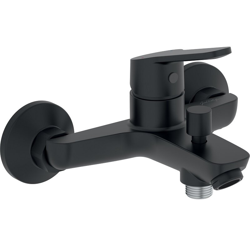 Изображение товара Смеситель Jacob Delafon Aime E29871-BL для ванны и душа, черный матовый