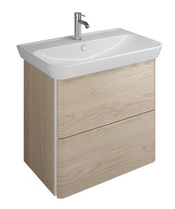 Изображение товара Тумба с раковиной Burgbad Iveo 80 см подвесная кашемировый дуб