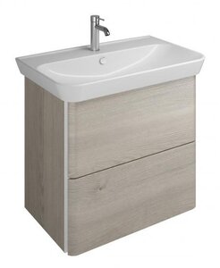 Изображение товара Тумба c раковиной Burgbad Iveo 80 см, подвесная, фланелевый дуб, SFEN080F2834G0161C0001*1