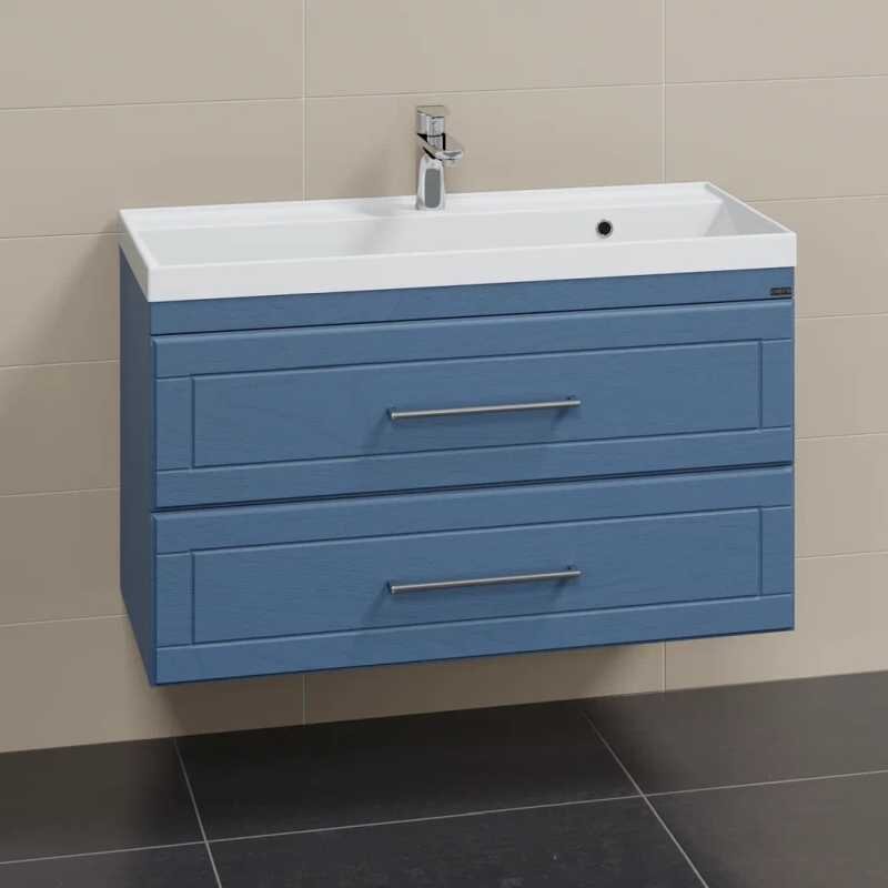 Изображение товара Тумба под раковину СаНта Венера-100, подвесная, МДФ, дуб адриатика