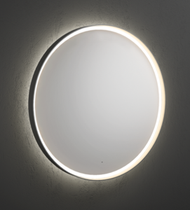 Изображение товара Зеркало Burgbad 90 см с подсветкой, каврцевый металлик, SIDG090