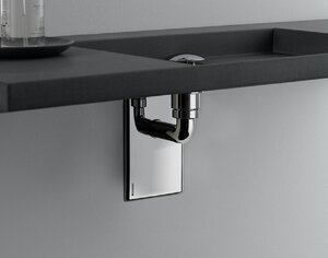 Изображение товара Сифон внутристенный для раковины Geberit Gis хром 115.416.21.1