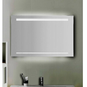 Изображение товара Зеркало Burgbad 90 см с подсветкой, подвесное, белое, Германия