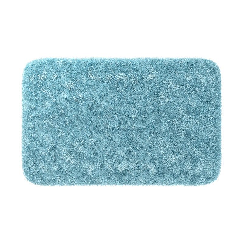 Изображение товара Напольный коврик WasserKraft Kammel BM-8314 для ванной голубой 90x55 см