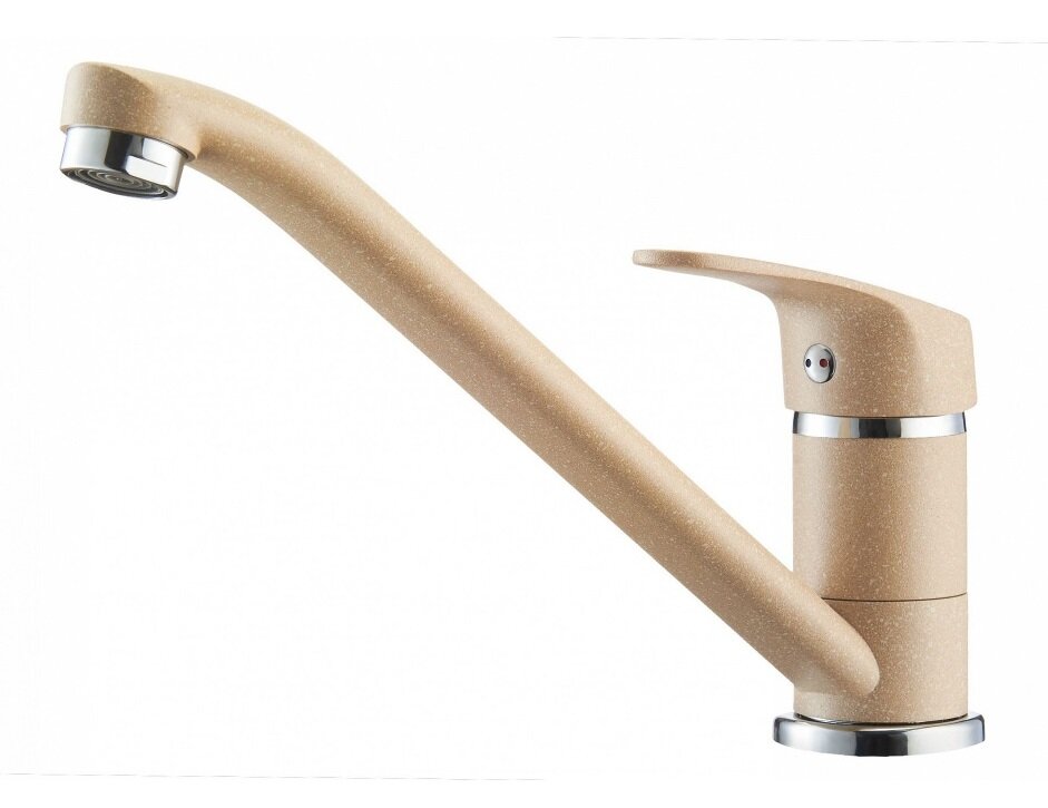 Изображение товара Смеситель кухонный Акватон Аркос латте 1AX001FCXX260 с поворотным изливом