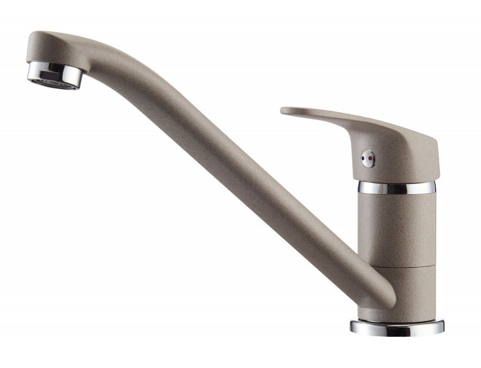 Изображение товара Смеситель Акватон Аркос 1AX001FCXX250 для кухонной мойки серый шелк