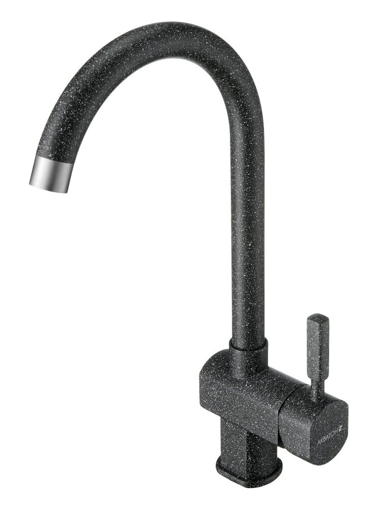 Изображение товара Смеситель Акватон Лиам 1AX003FCXX210 для кухонной мойки, графит