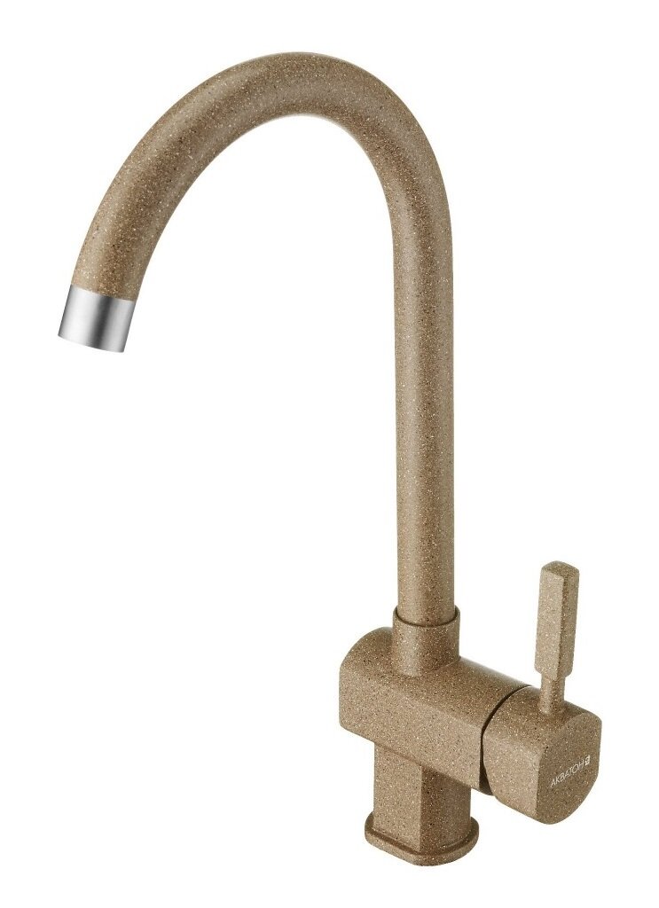 Изображение товара Смеситель кухонный Акватон Лиам 1AX003FCXX270 из латуни терракот с поворотным изливом Изображение товара Смеситель кухонный Акватон Лиам 1AX003FCXX270 из латуни терракот с поворотным изливом