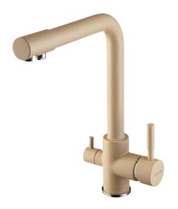 Изображение товара Смеситель Акватон Руан 1AX004FCXX260 для кухонной мойки, под фильтр, латте