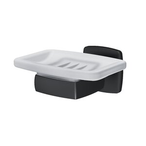 Изображение товара Мыльница Am.Pm Gem черный матовый стекло сплав цинка настенная