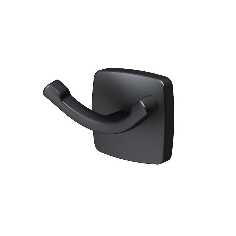 Изображение товара Двойной крючок для полотенец Am.Pm Gem черный матовый, Германия