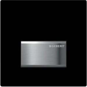Изображение товара Клавиша Geberit Sigma 116.016.DW.5 Type 50 для писсуара, черный, хром