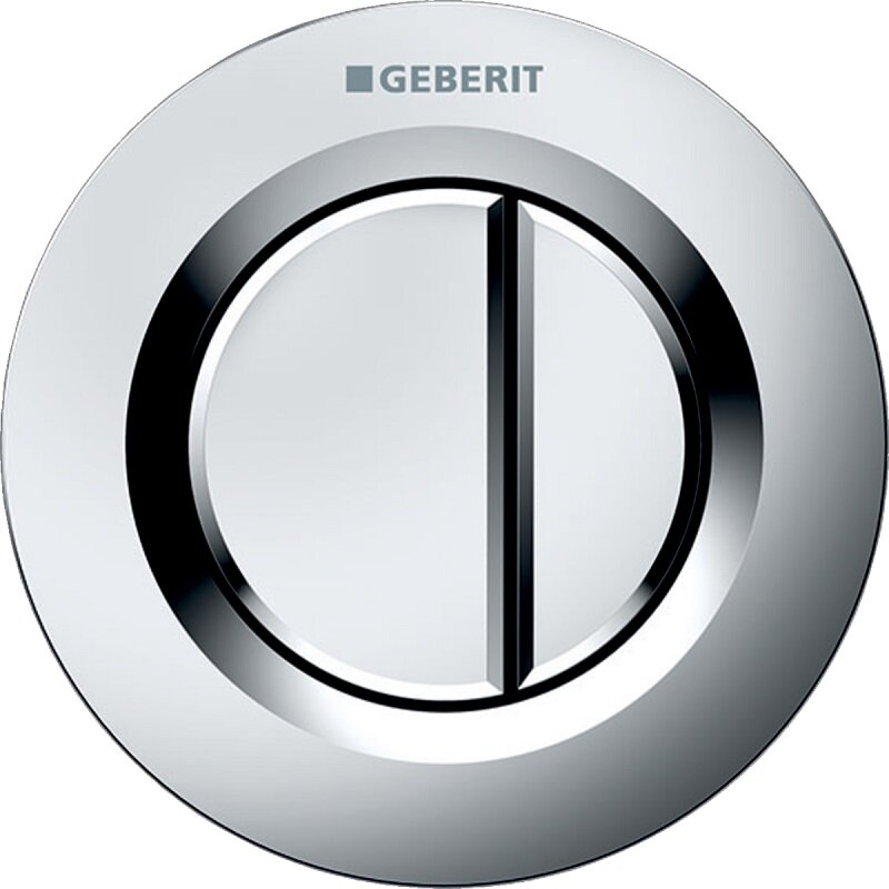Изображение товара Клавиша смыва Geberit Type 01, 116.043.46.1, дистанционная, матовый хром Изображение товара Клавиша смыва Geberit Type 01, 116.043.46.1, дистанционная, матовый хром