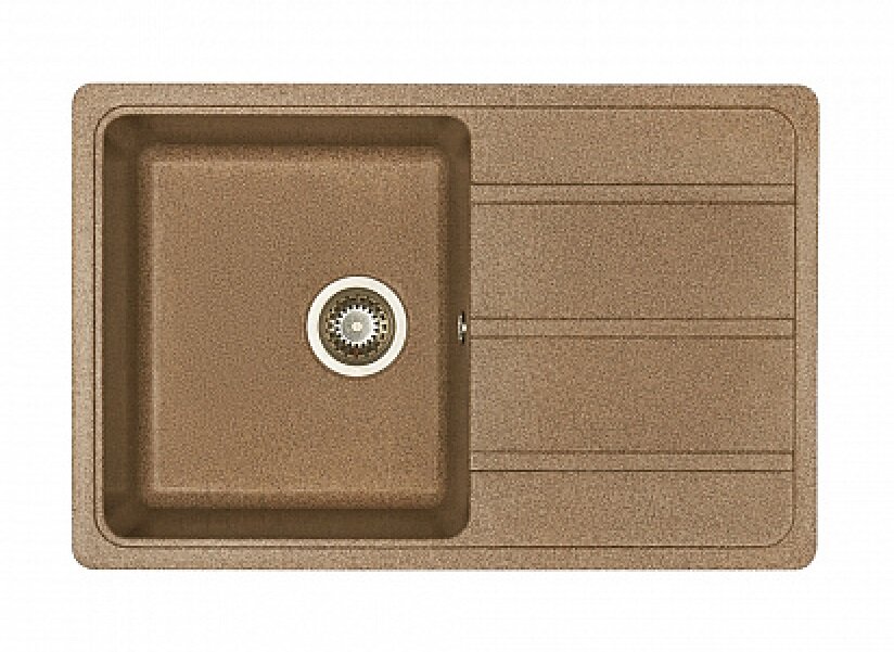 Изображение товара Кухонная мойка Акватон Аманда из искусственного камня 78х51 см терракот