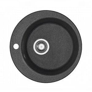 Изображение товара Кухонная мойка Aquaton Иверия 1A711032IV210 круглая, графит