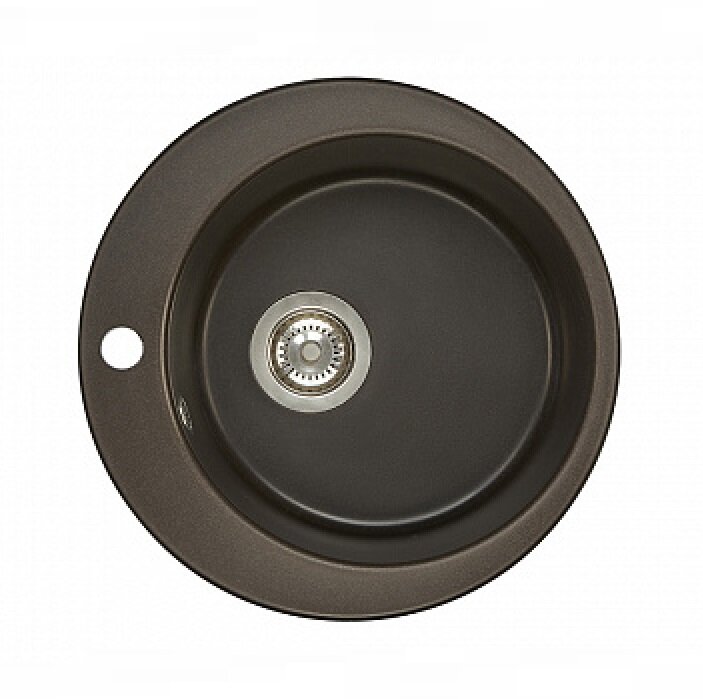 Изображение товара Кухонная мойка Aquaton Иверия 1A711032IV280 круглая кофе