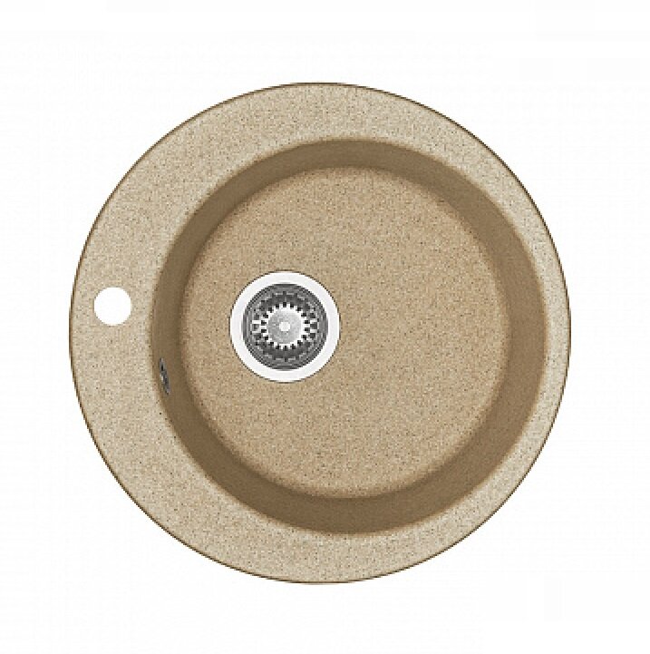 Изображение товара Кухонная мойка Акватон Иверия 1A711032IV220 круглая песочный