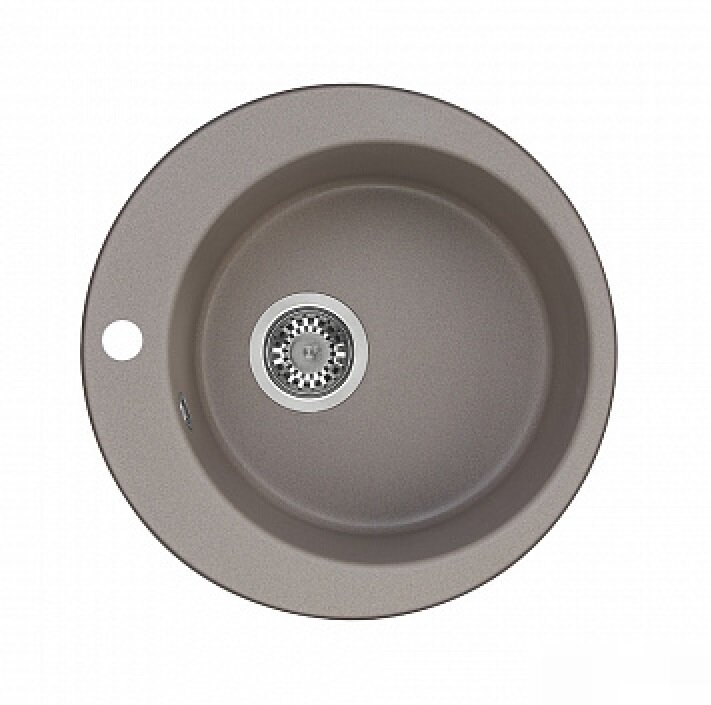 Изображение товара Кухонная мойка Aquaton Иверия 1A711032IV250 круглая серый шелк Изображение товара Кухонная мойка Aquaton Иверия 1A711032IV250 круглая серый шелк